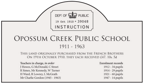 OPossum Creek Public School